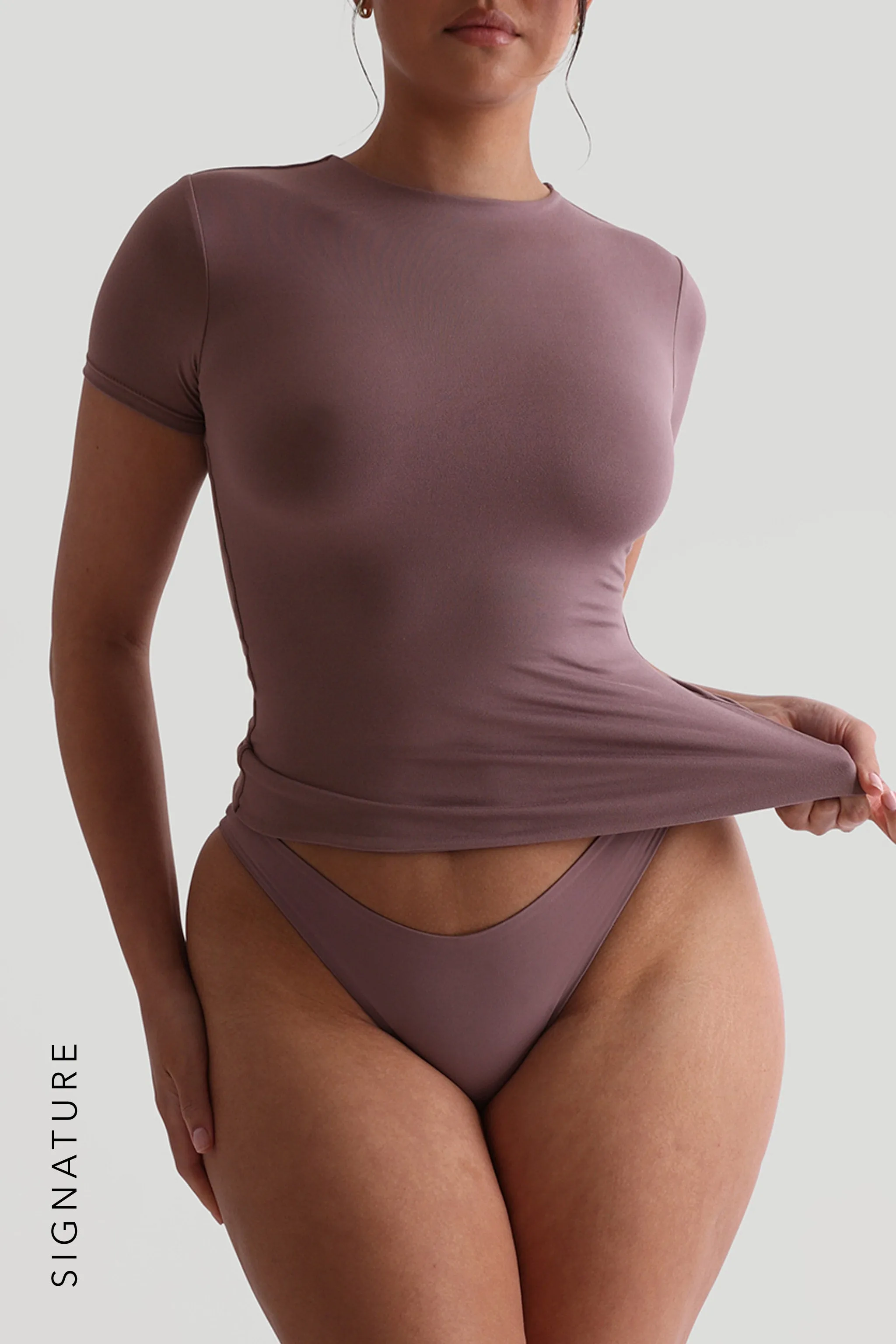 Mist Short Sleeve T-Shirt - Vintage Purple sold by My outfit online