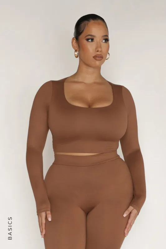 Unforgettable Crop Top - Light Brown sold by My outfit online