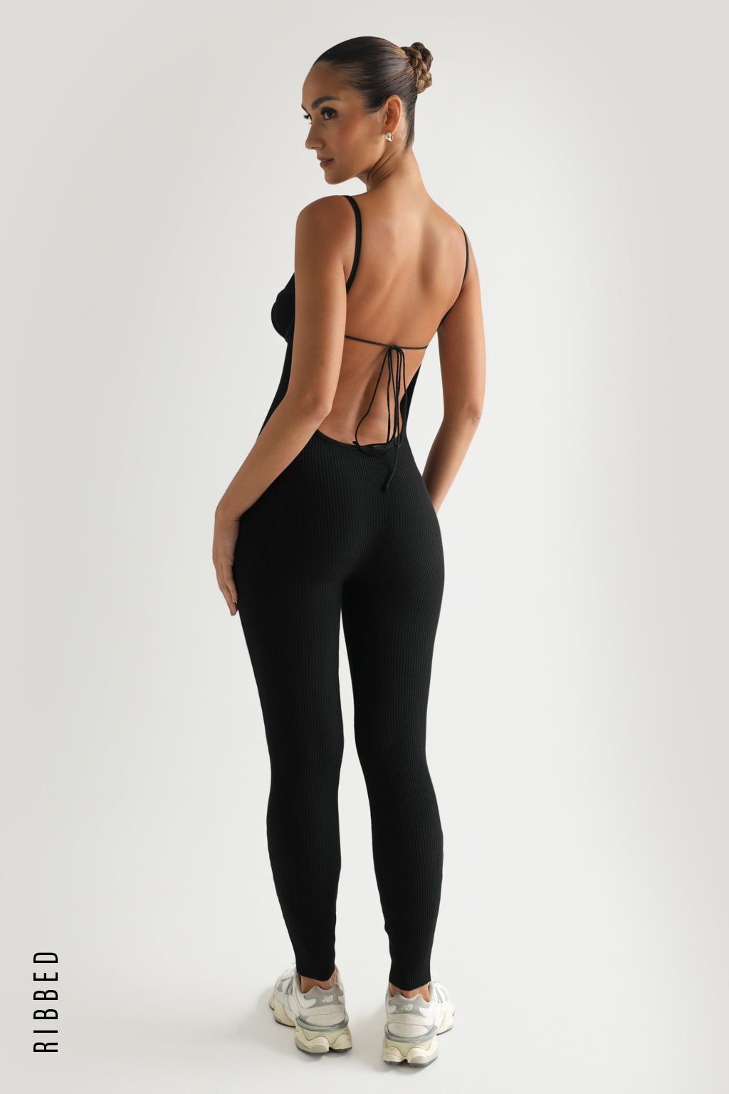 Back For More Ribbed Jumpsuit - Black sold by My outfit online product image thumbnail 3
