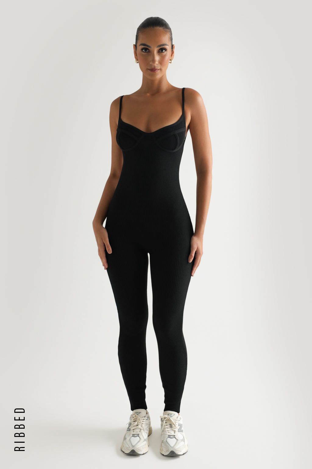 Back For More Ribbed Jumpsuit - Black sold by My outfit online product image thumbnail 2