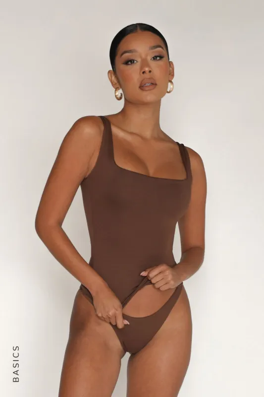 Second Skin Tank Top - Brown sold by My outfit online