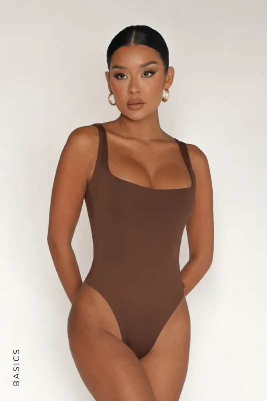 Second Skin Bodysuit - Brown sold by My outfit online