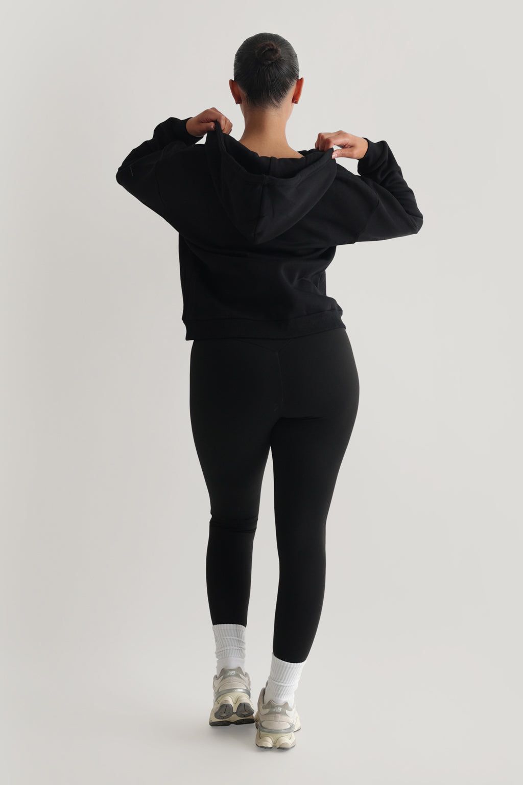 Casual Zip Up Hoodie - Black sold by My outfit online product image thumbnail 5