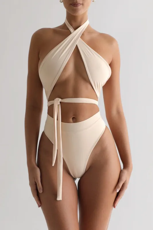 Gigi Multi Way Bikini Top  - Nude sold by My outfit online