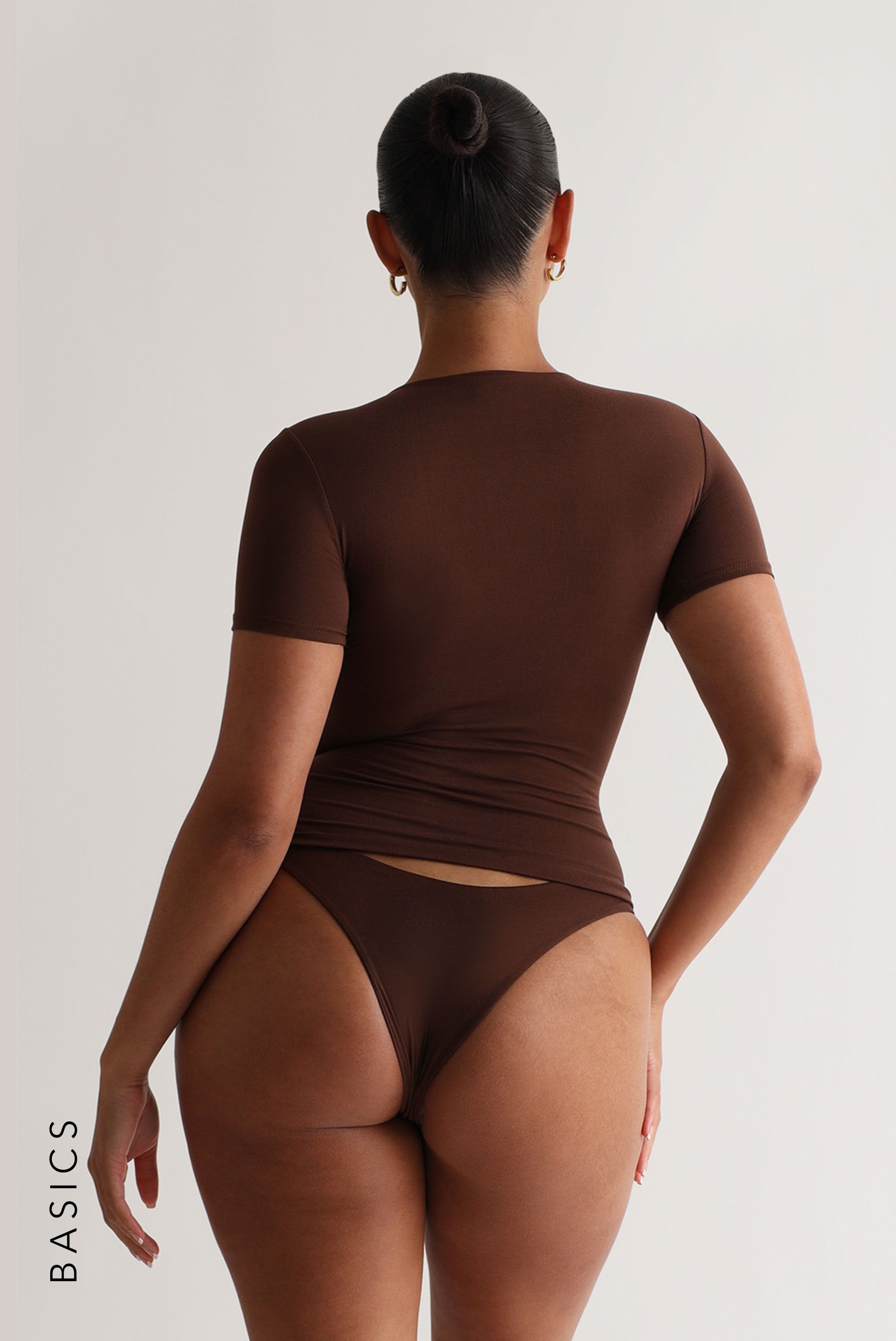 Mist Short Sleeve T-Shirt - Brown sold by My outfit online product image thumbnail 2