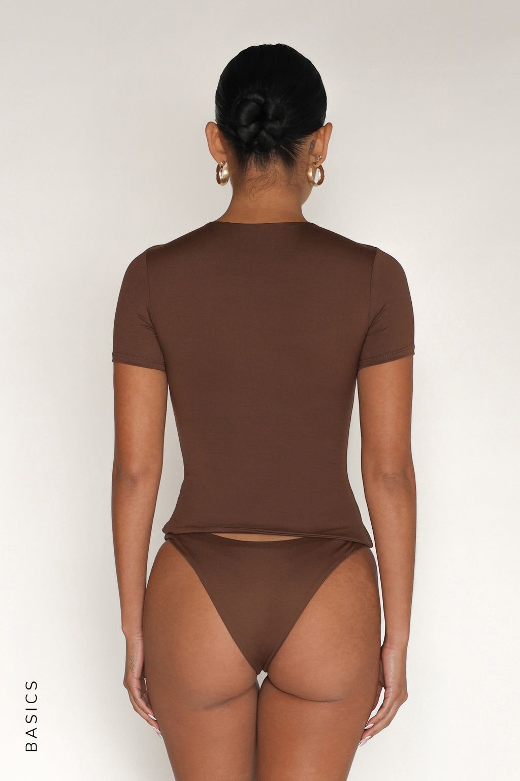 Mist Short Sleeve T-Shirt - Brown sold by My outfit online product image thumbnail 4