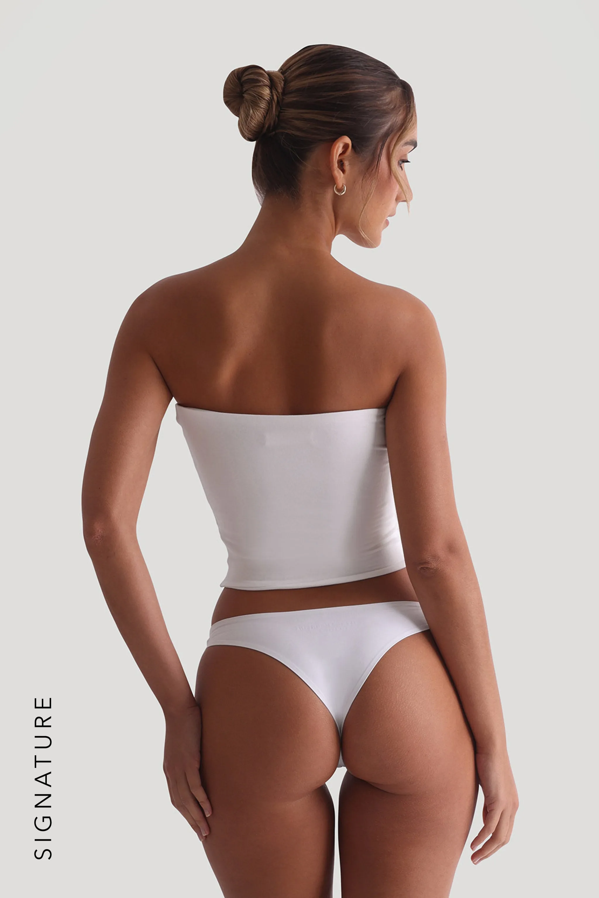 Classic Mid-Length Tube Top - White sold by My outfit online product image thumbnail 2