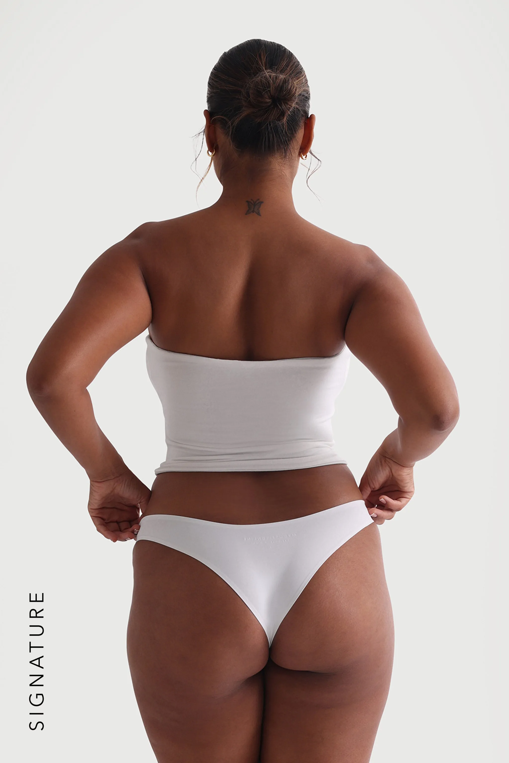Classic Mid-Length Tube Top - White sold by My outfit online product image thumbnail 4