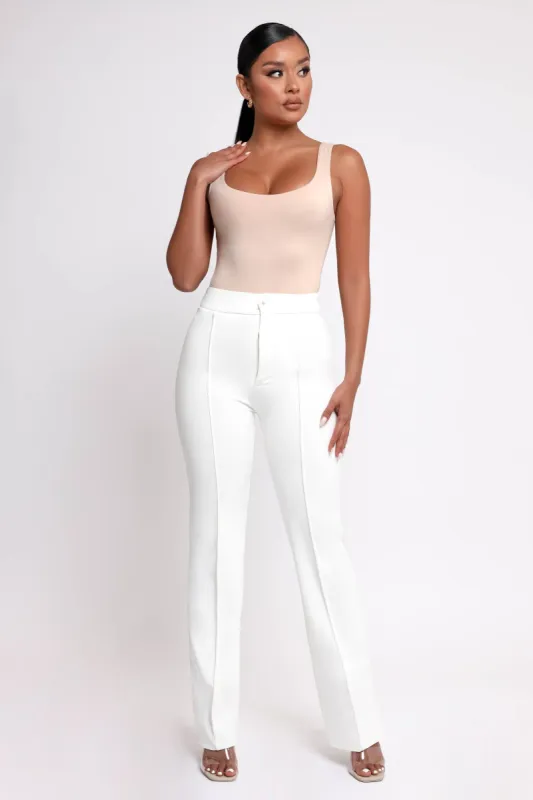 Vivi Wide Leg Trousers - White sold by My outfit online