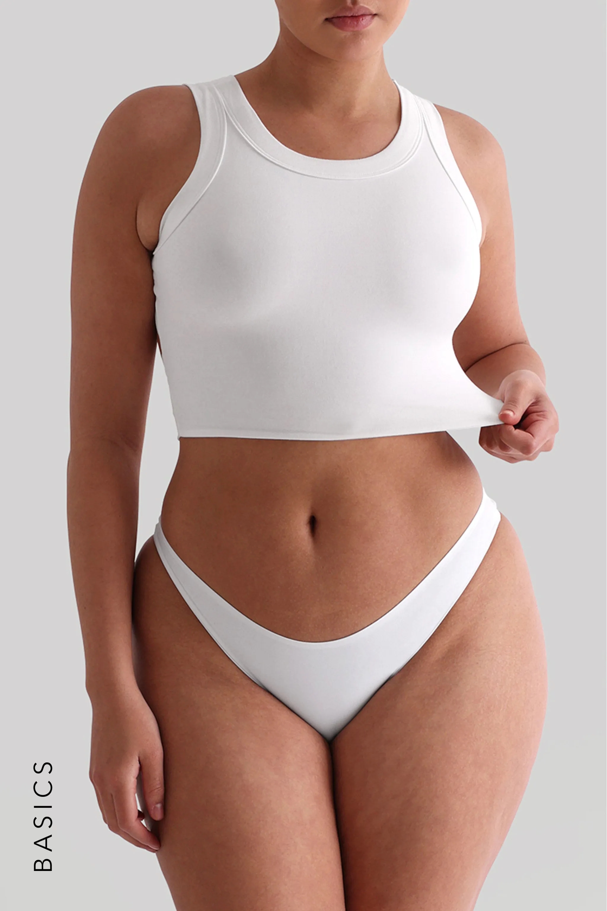 Open Back Crop Top - White sold by My outfit online product image thumbnail 2