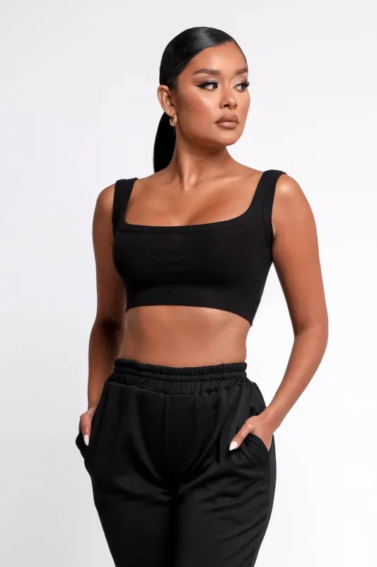 Cotton Tank Top - Black sold by My outfit online