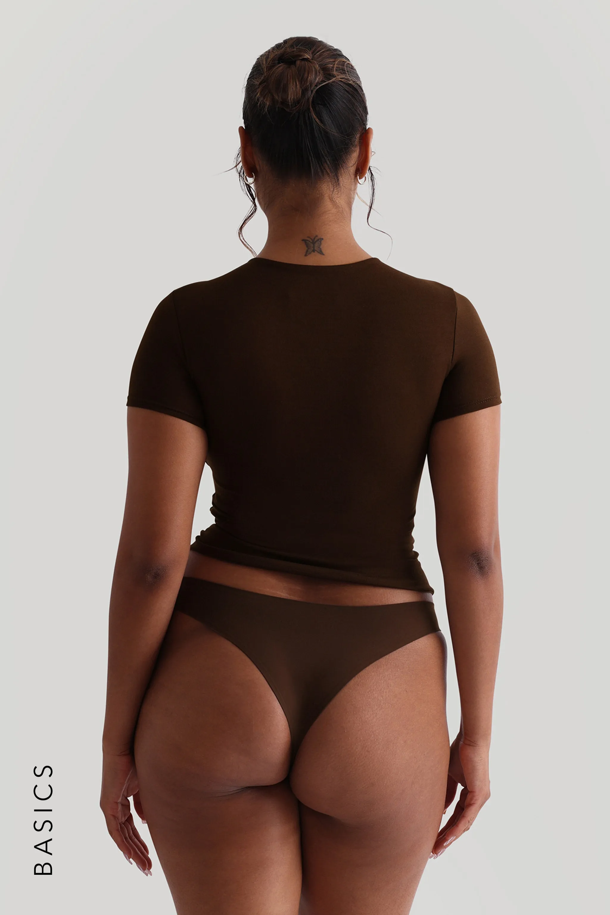 Mist Short Sleeve T-Shirt - Espresso sold by My outfit online product image thumbnail 2