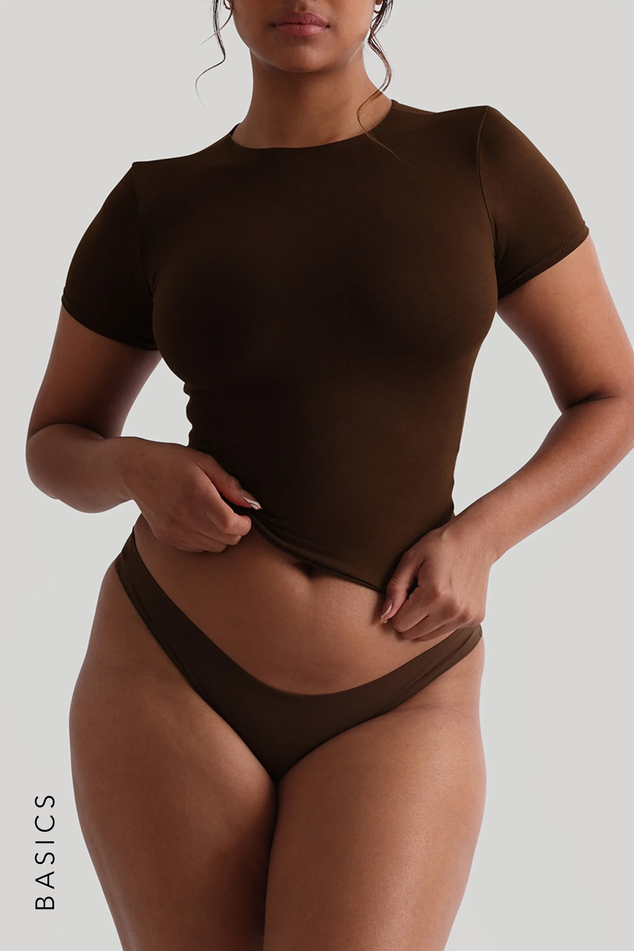 Mist Short Sleeve T-Shirt - Espresso sold by My outfit online