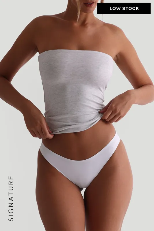 Classic Full-Length Tube Top - Light Heather Gray sold by My outfit online