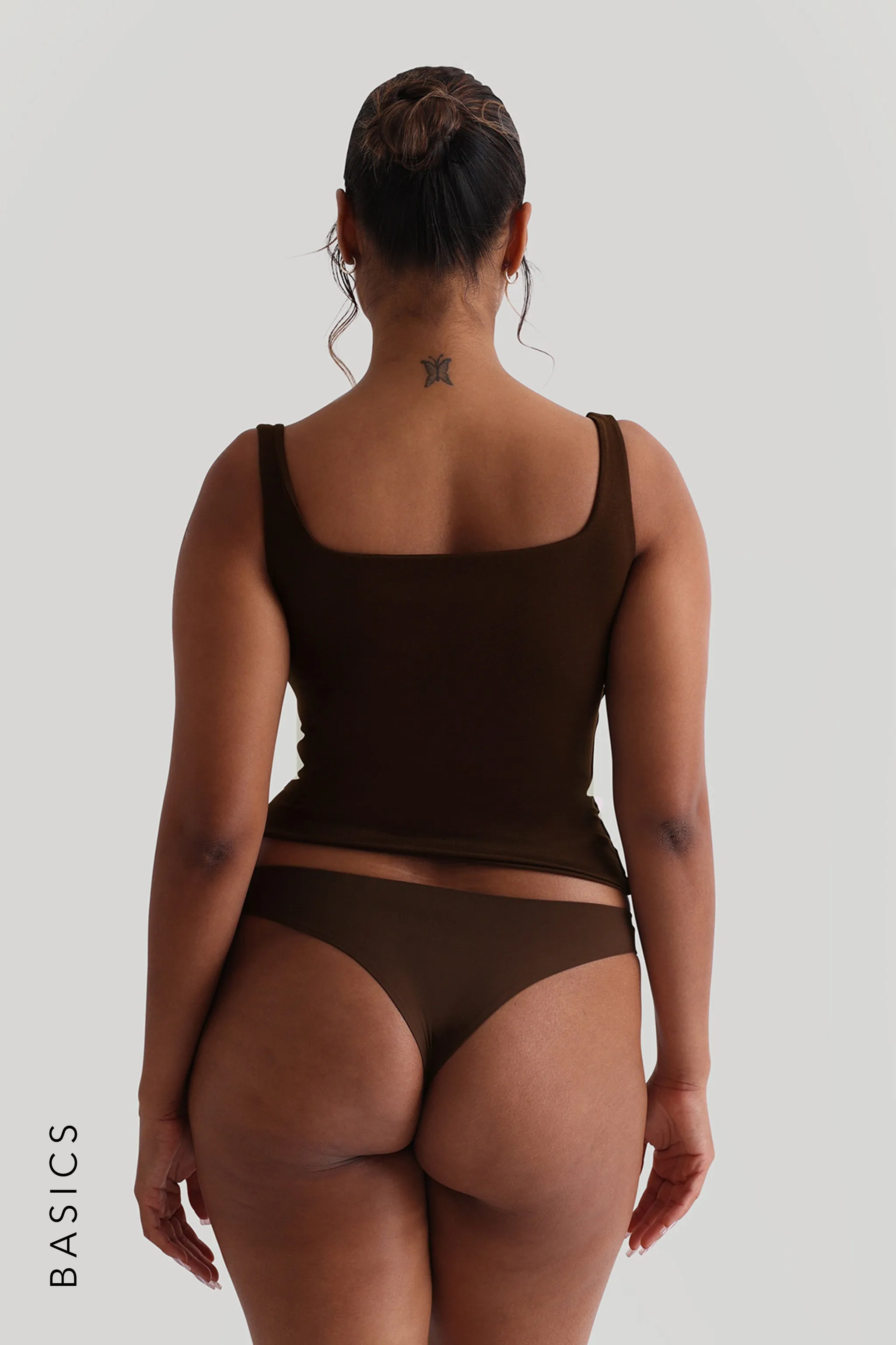 Second Skin Tank Top - Espresso sold by My outfit online product image thumbnail 2