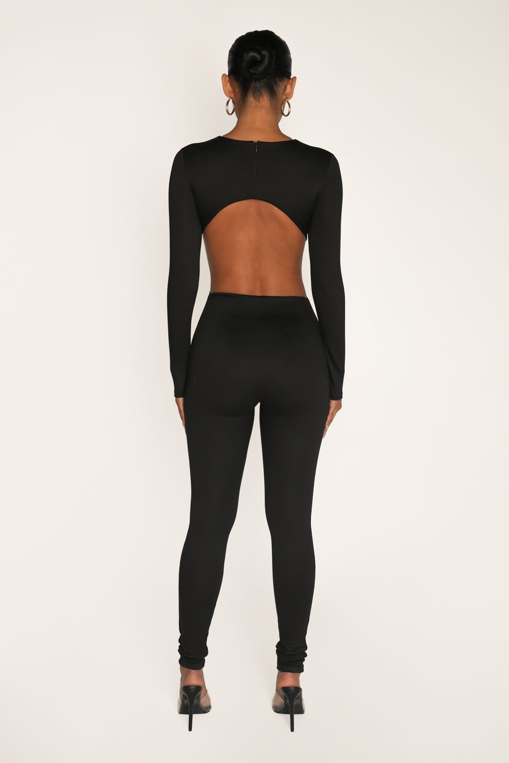Daphne Open Back Jumpsuit - Black sold by My outfit online product image thumbnail 4