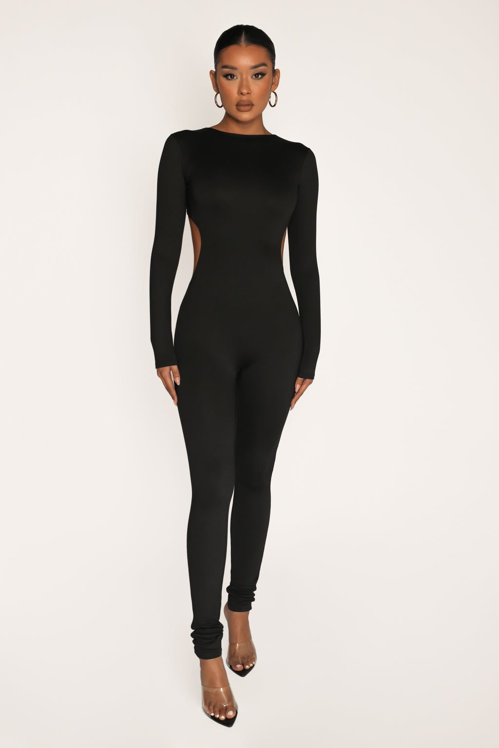 Daphne Open Back Jumpsuit - Black sold by My outfit online product image thumbnail 2