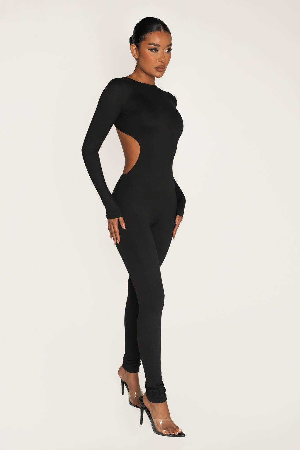 Daphne Open Back Jumpsuit - Black sold by My outfit online