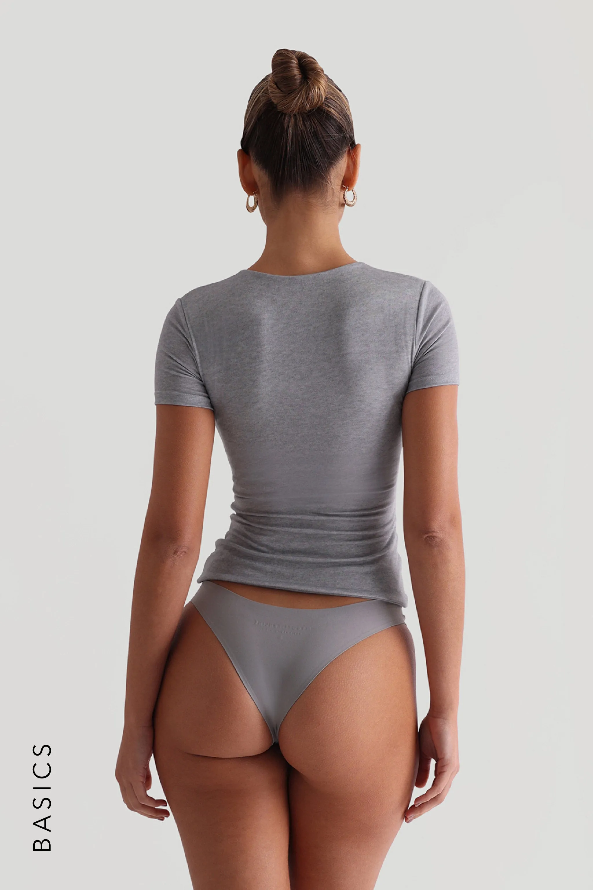 Mist Short Sleeve T-Shirt - Heather Gray sold by My outfit online product image thumbnail 2