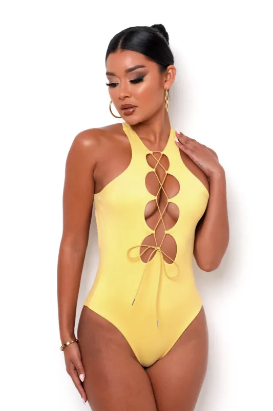 Showing Off Bodysuit - Yellow sold by My outfit online