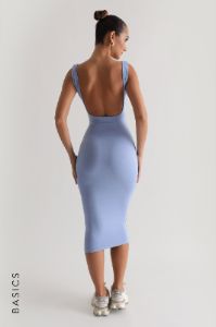 Low Back Midi Dress - Periwinkle sold by My outfit online
