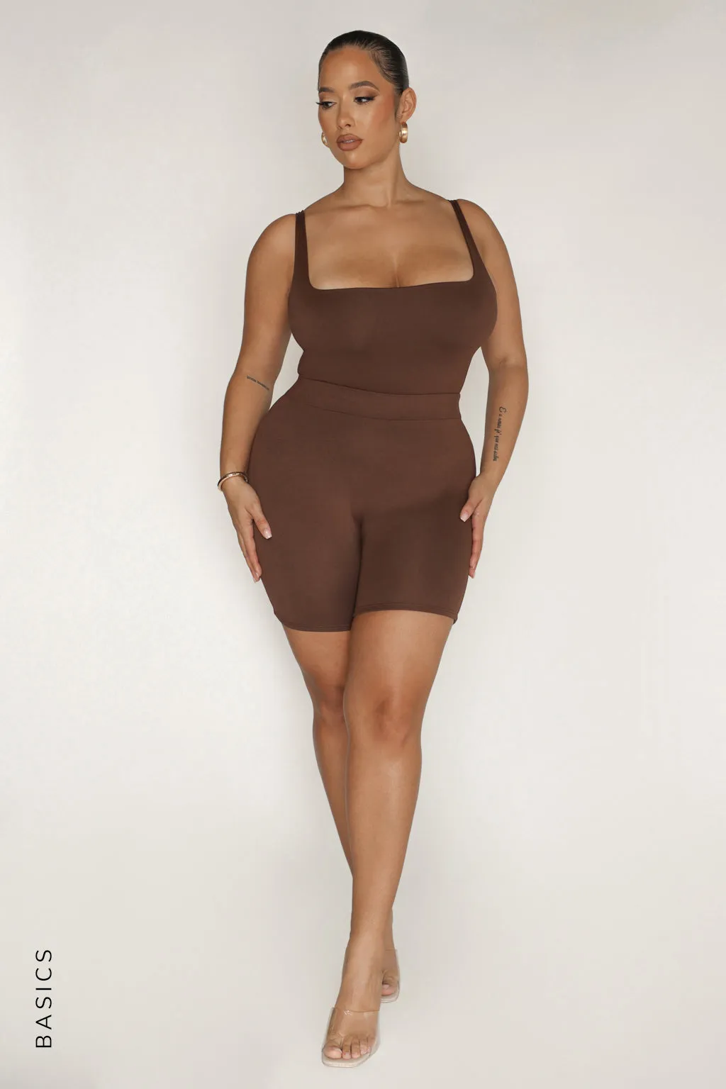 Just High Waisted Shorts - Brown sold by My outfit online product image thumbnail 2