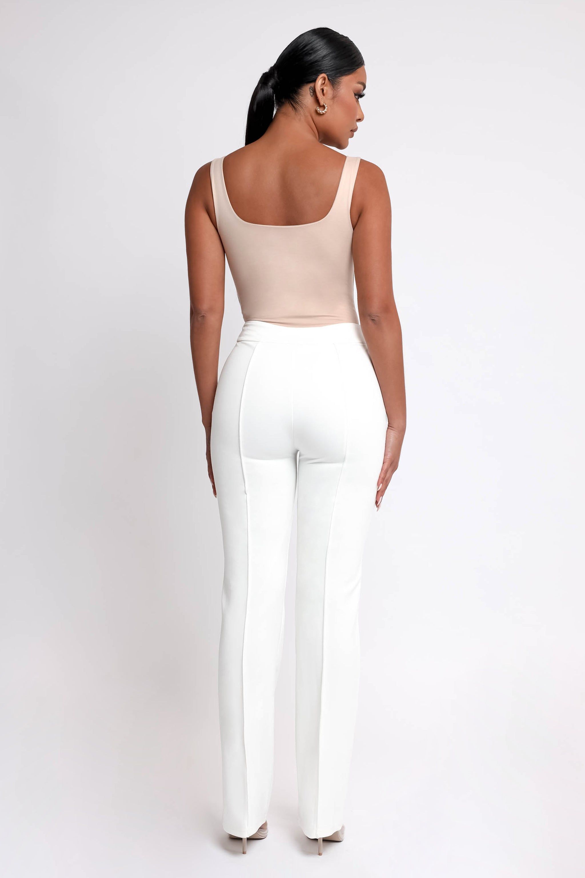 Vivi Wide Leg Trousers - White sold by My outfit online product image thumbnail 3
