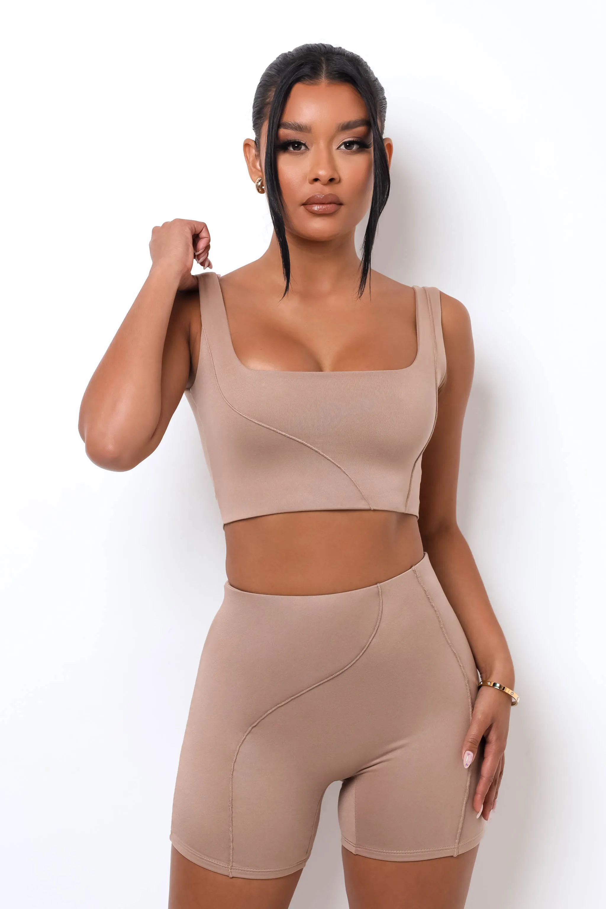 Reset Tank Top - Mocha sold by My outfit online product image thumbnail 2