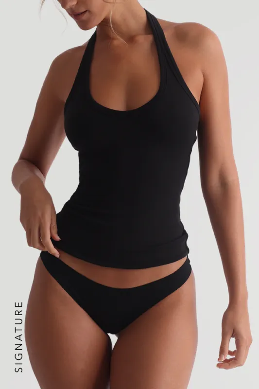 The Halter Full-Length Top - Black sold by My outfit online