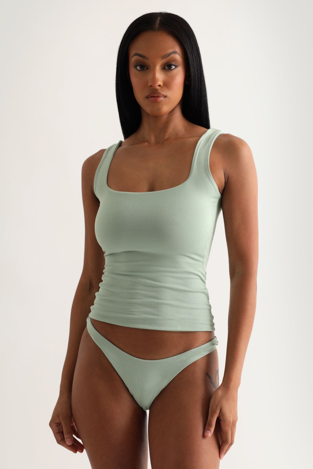 Low Back Tank Top - Sage sold by My outfit online product image thumbnail 5