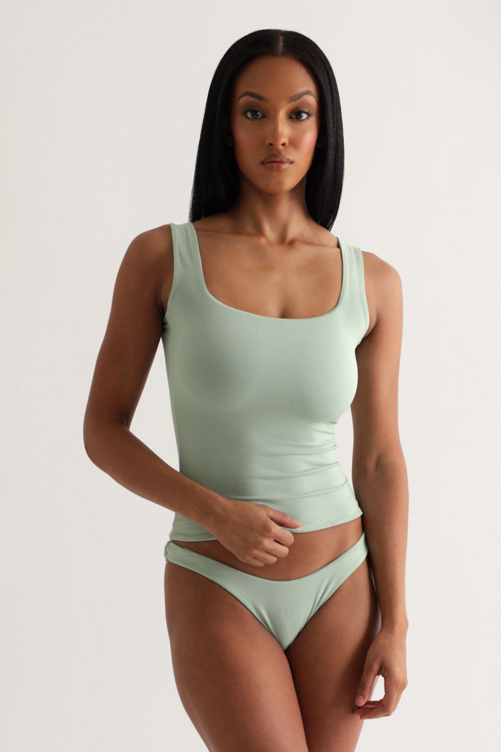 Low Back Tank Top - Sage sold by My outfit online product image thumbnail 2