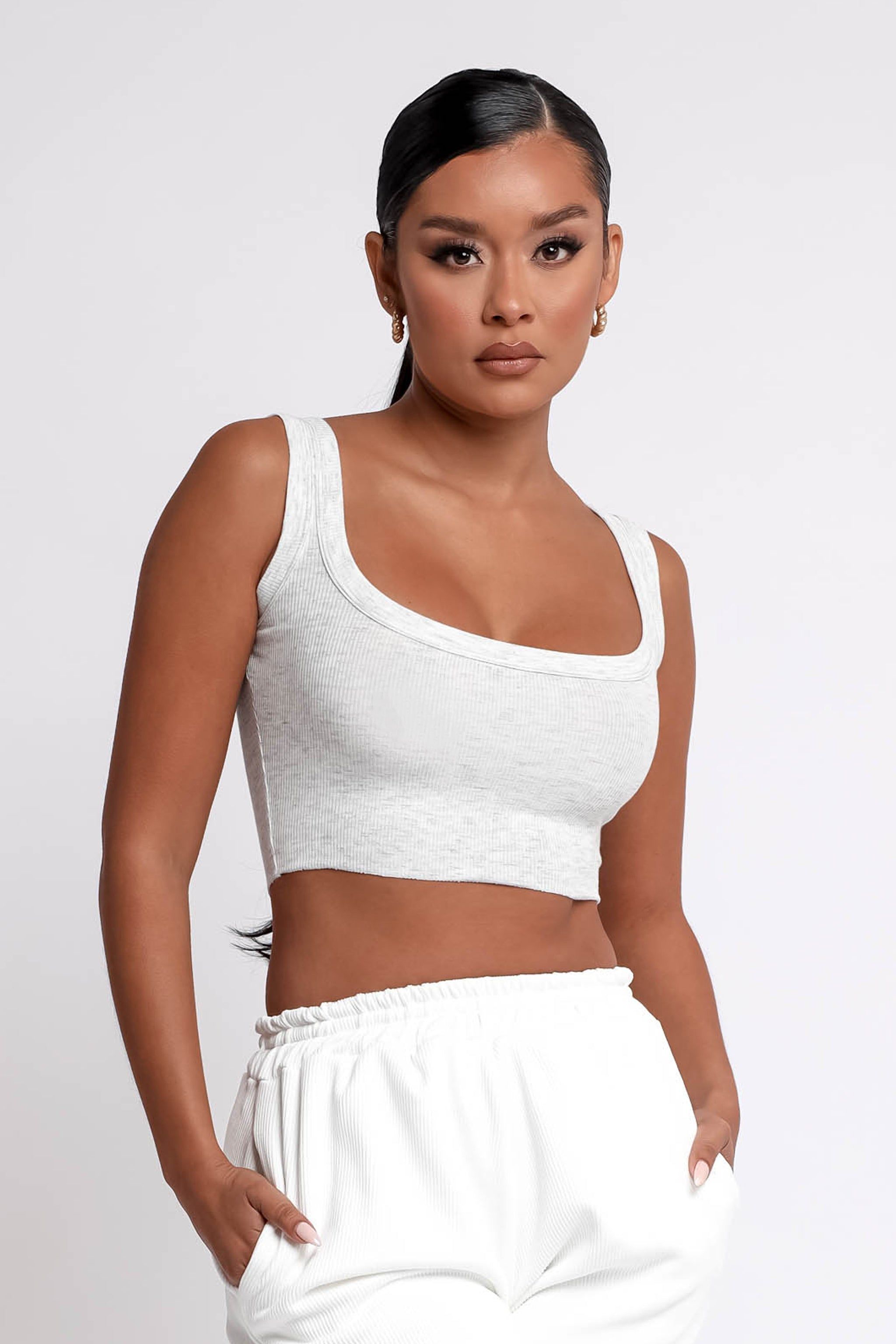 Cotton Tank Top - Gray sold by My outfit online