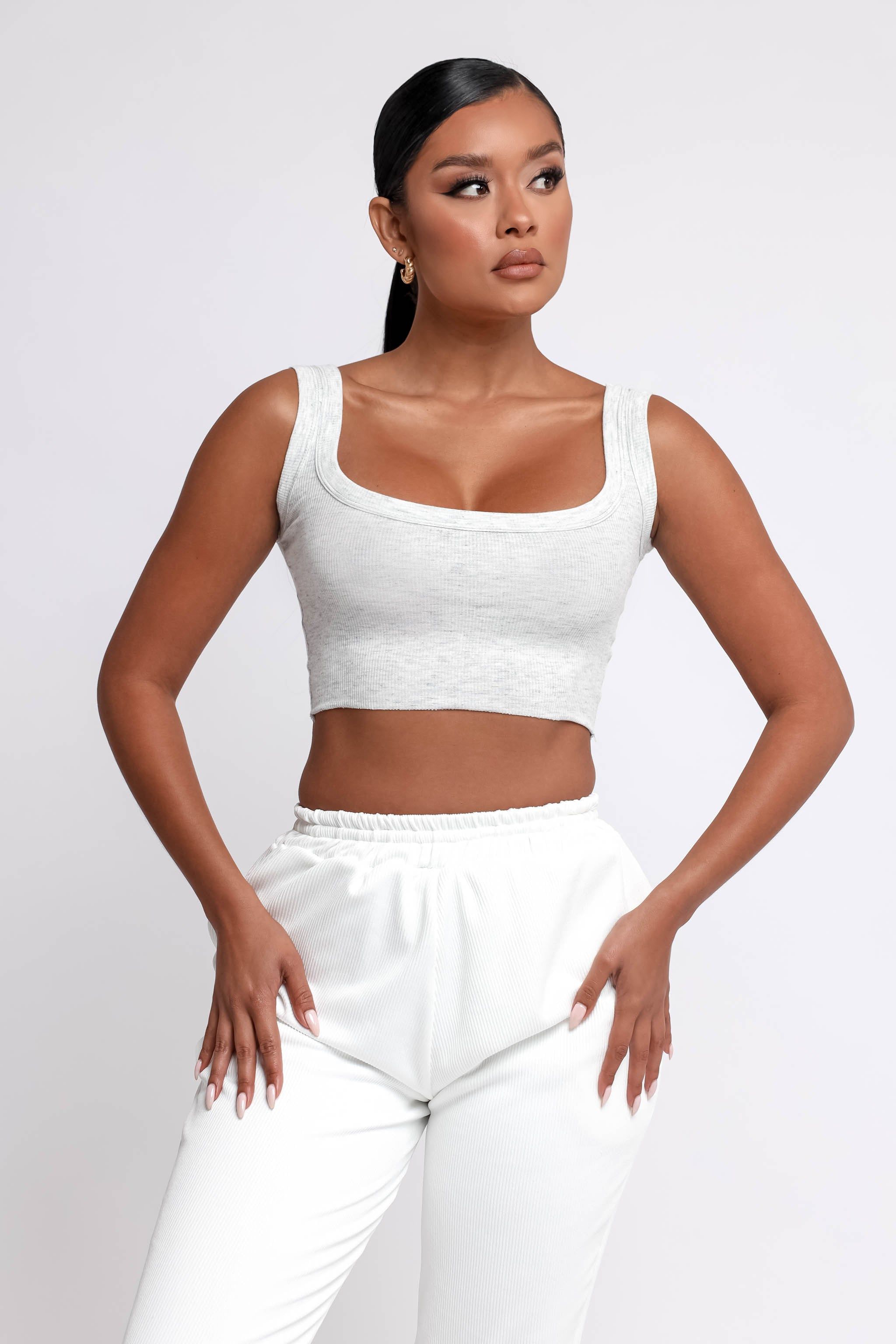 Cotton Tank Top - Gray sold by My outfit online product image thumbnail 4