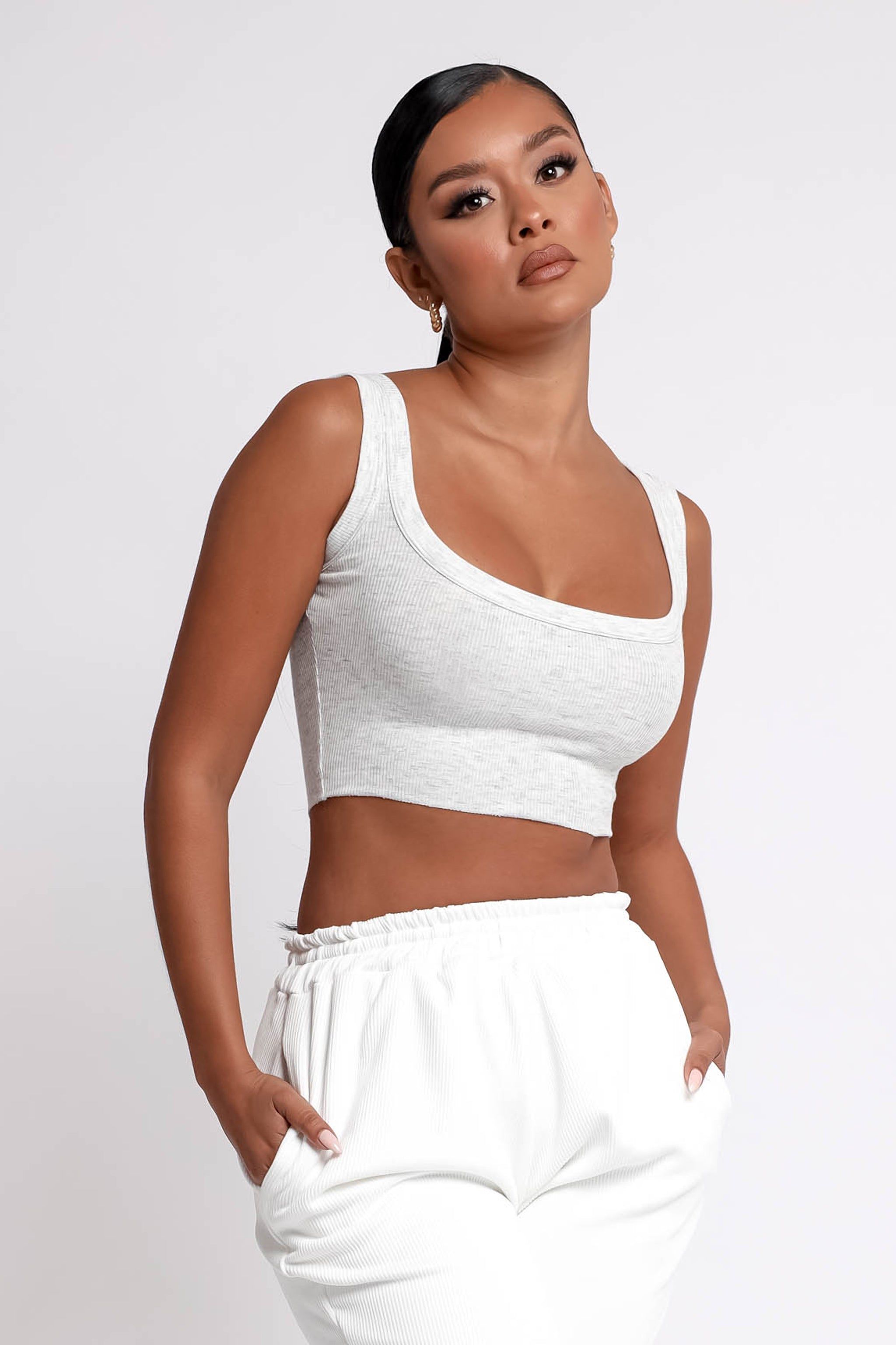 Cotton Tank Top - Gray sold by My outfit online product image thumbnail 3