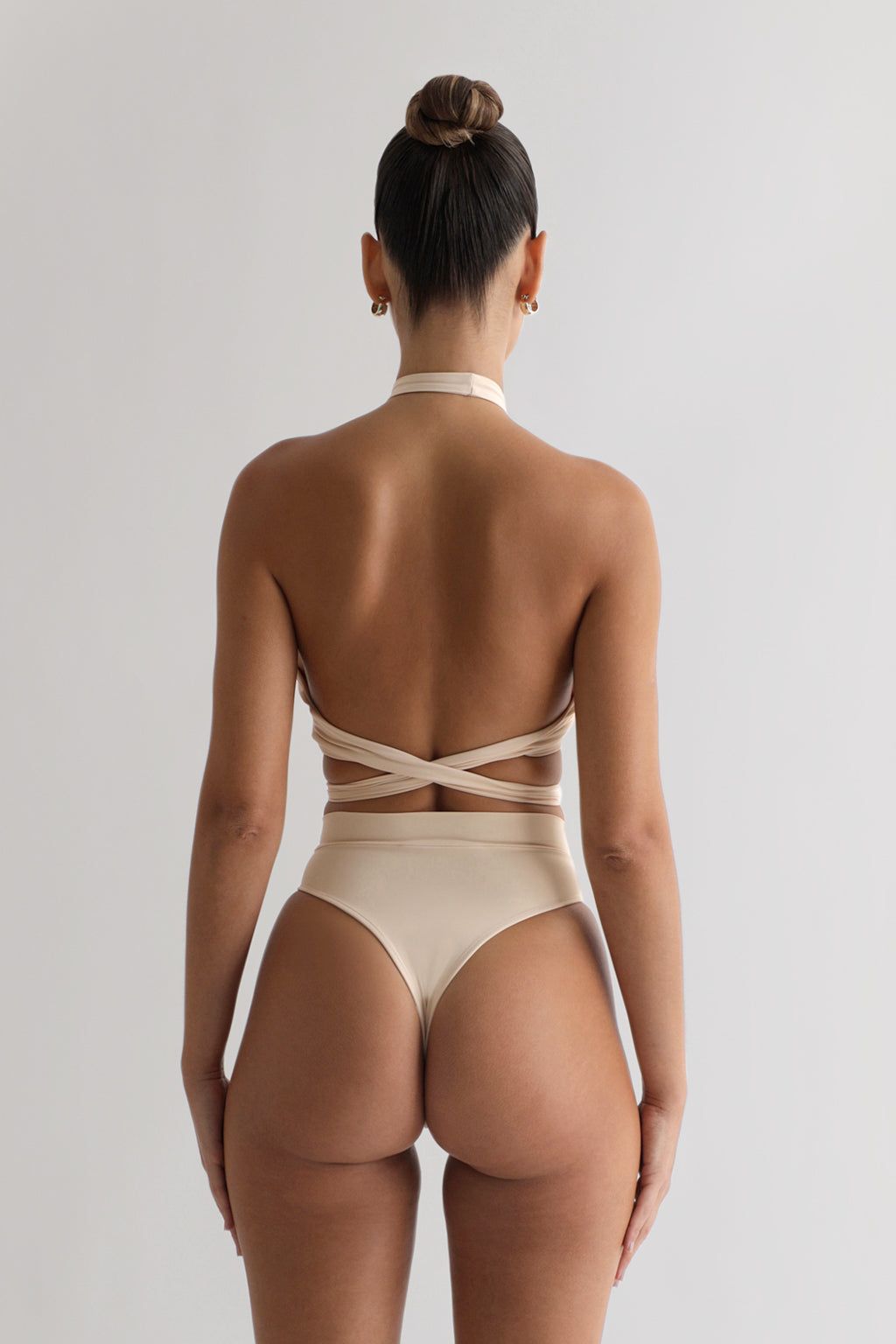 Luca High Waisted Bikini Bottoms - Nude sold by My outfit online product image thumbnail 2