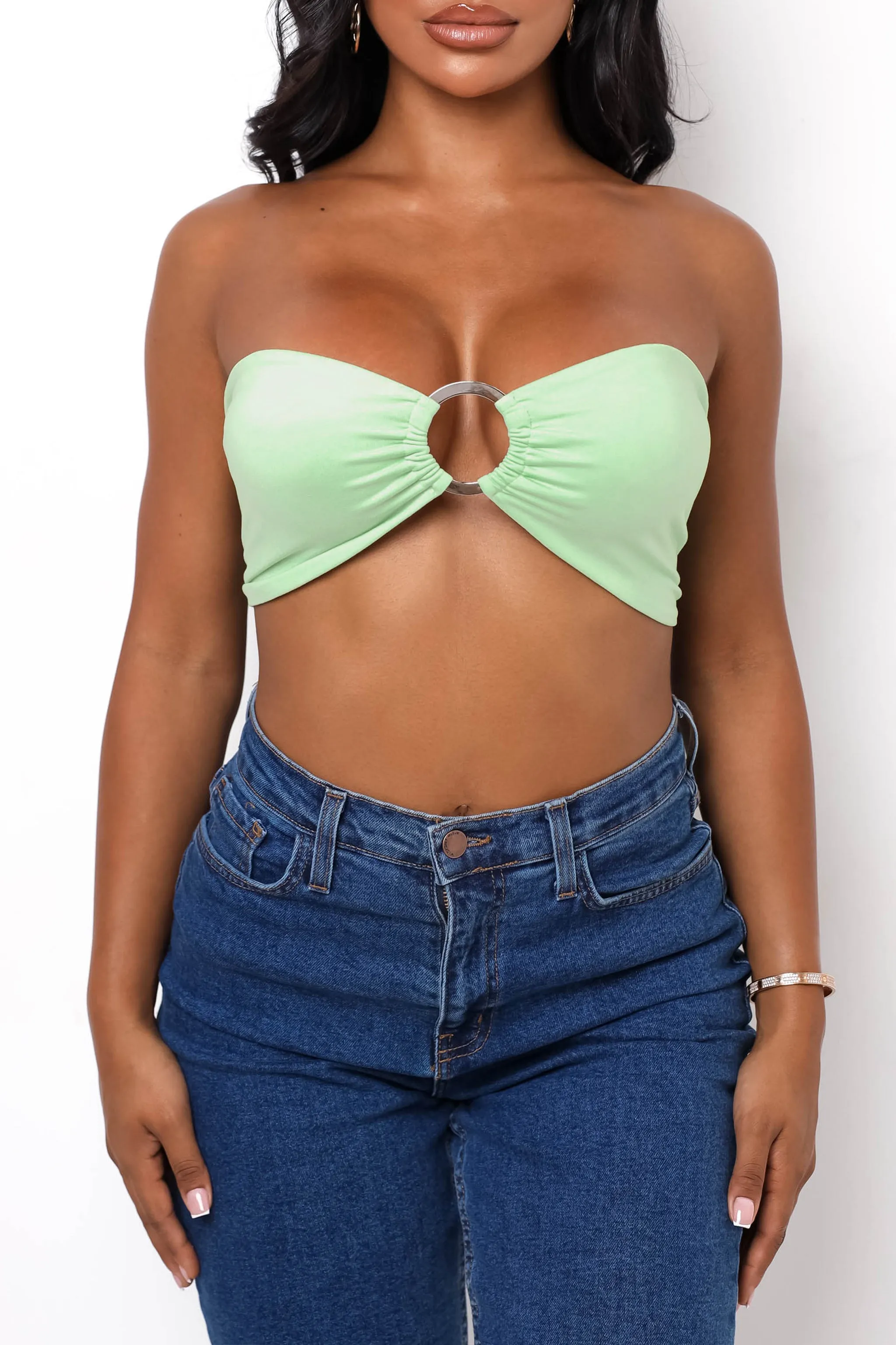 A Versatile Crop Top - Mint sold by My outfit online product image thumbnail 2