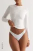Mist Long Sleeve T-Shirt - White sold by My outfit online
