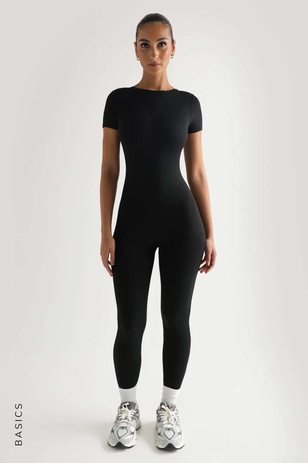 Mist Short Sleeve Jumpsuit - Black sold by My outfit online