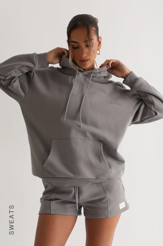 Relaxed Fit Hoodie - Gray sold by My outfit online