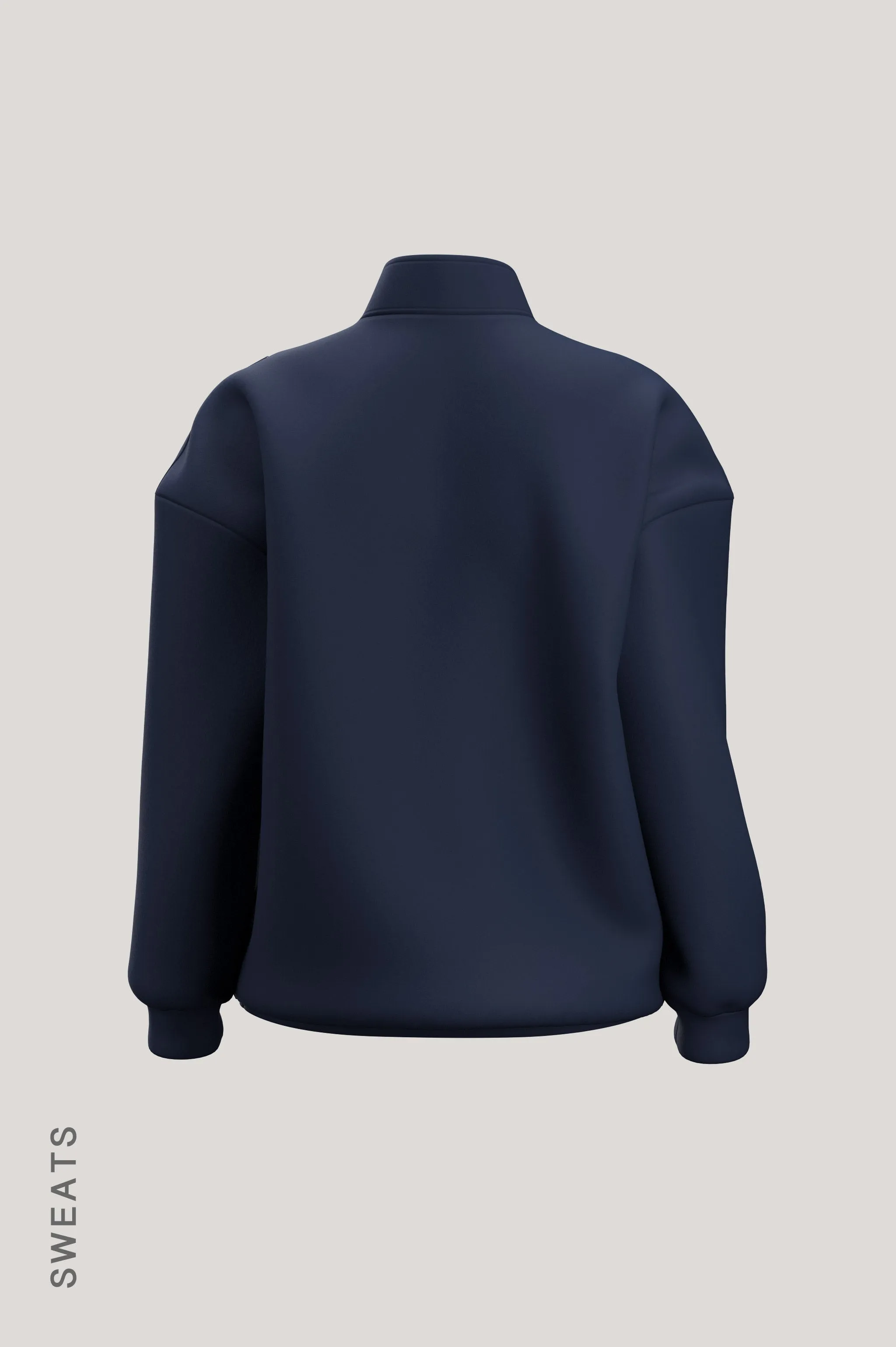 Quarter Zip Sweatshirt - Navy sold by My outfit online product image thumbnail 2