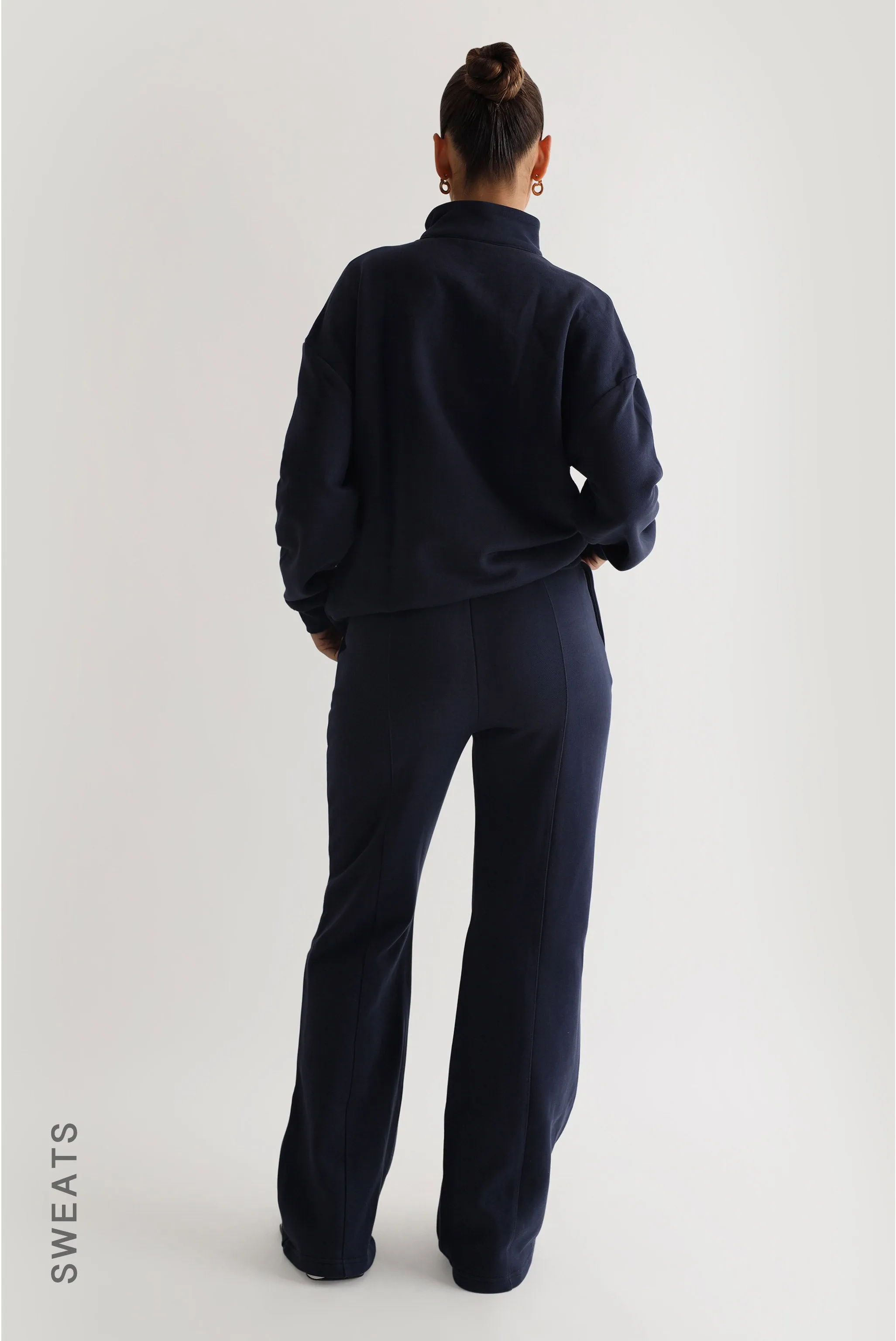 Quarter Zip Sweatshirt - Navy sold by My outfit online product image thumbnail 4