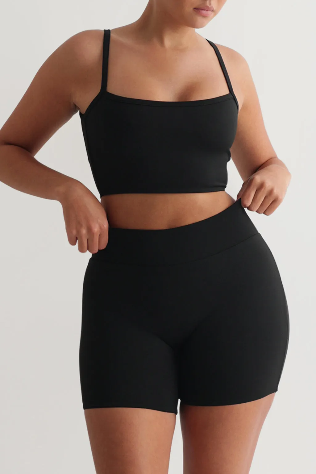 Open Back Athleisure Crop Top - Black sold by My outfit online product image thumbnail 2