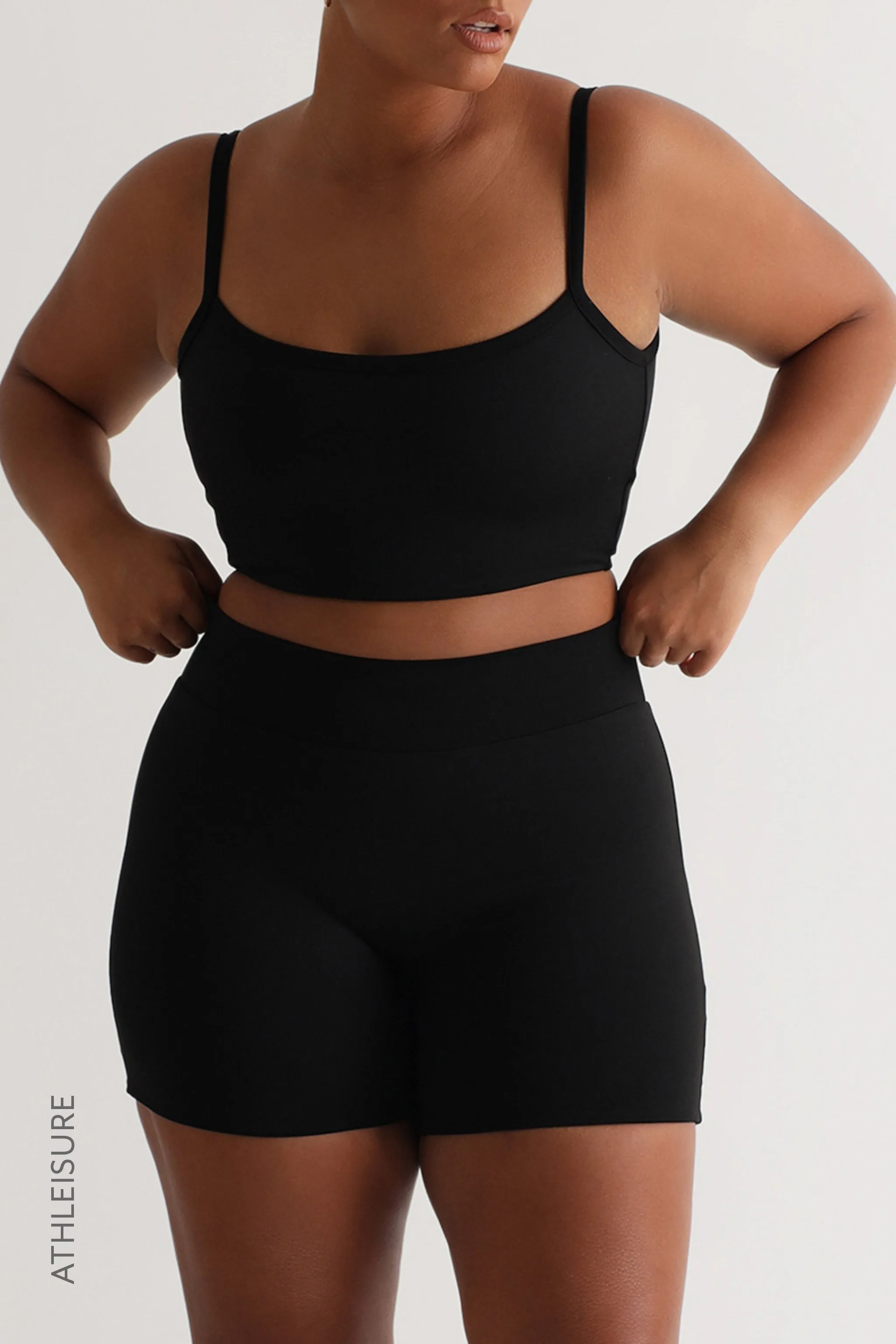 Open Back Athleisure Crop Top - Black sold by My outfit online product image thumbnail 5