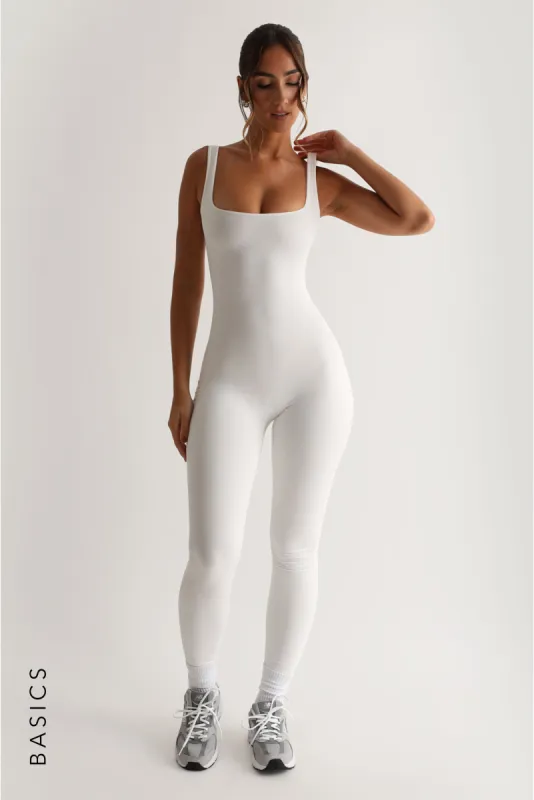 Second Skin Jumpsuit - White sold by My outfit online