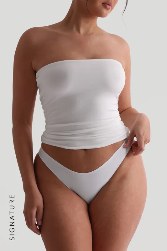 Classic Full-Length Tube Top - White sold by My outfit online