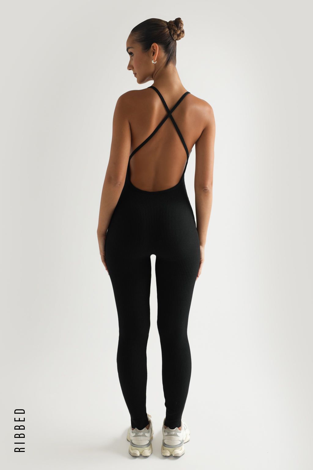 Essential Ribbed Jumpsuit - Black sold by My outfit online product image thumbnail 2