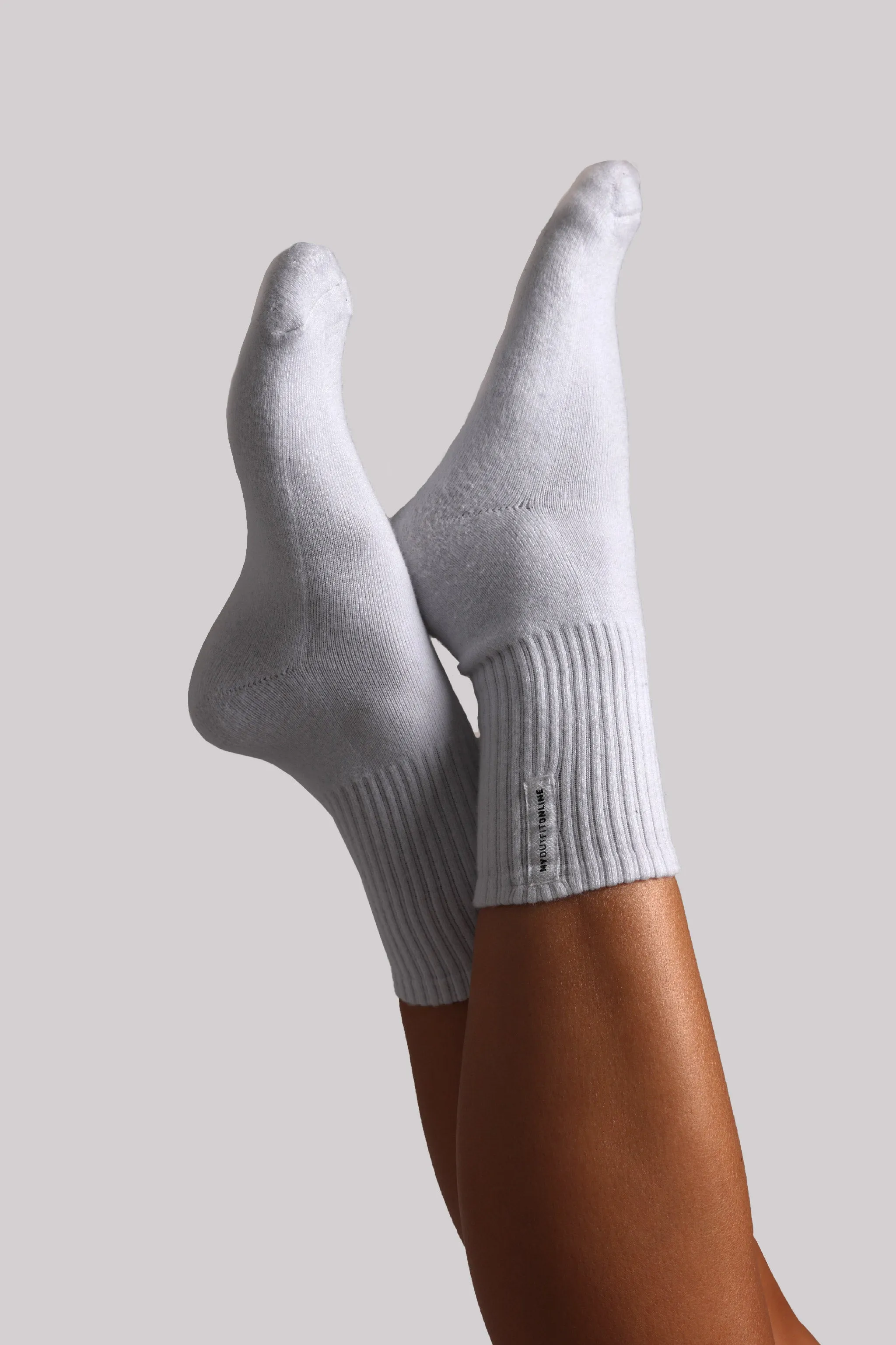 Classic Crew Socks (3 Pack) - White sold by My outfit online