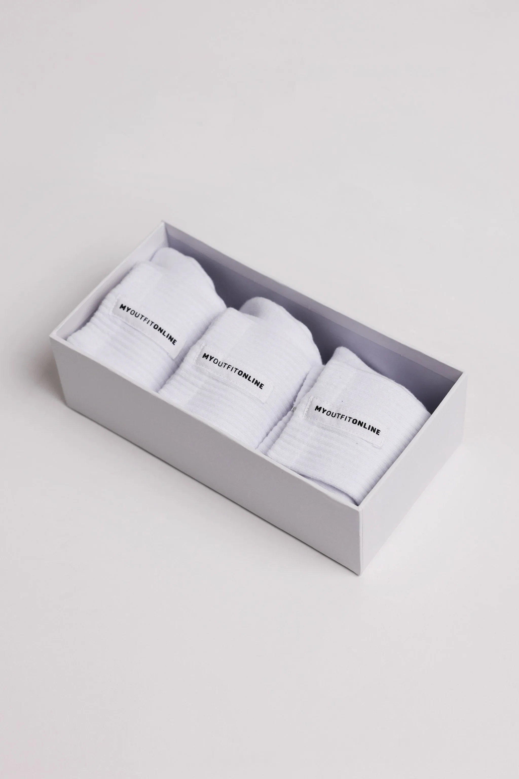Classic Crew Socks (3 Pack) - White sold by My outfit online product image thumbnail 2