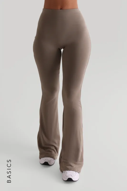 Pro-Technical Flared Leggings - Truffle sold by My outfit online