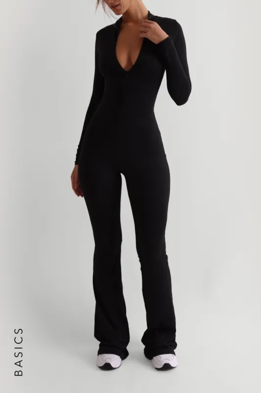 New Standard Flared Jumpsuit - Black sold by My outfit online